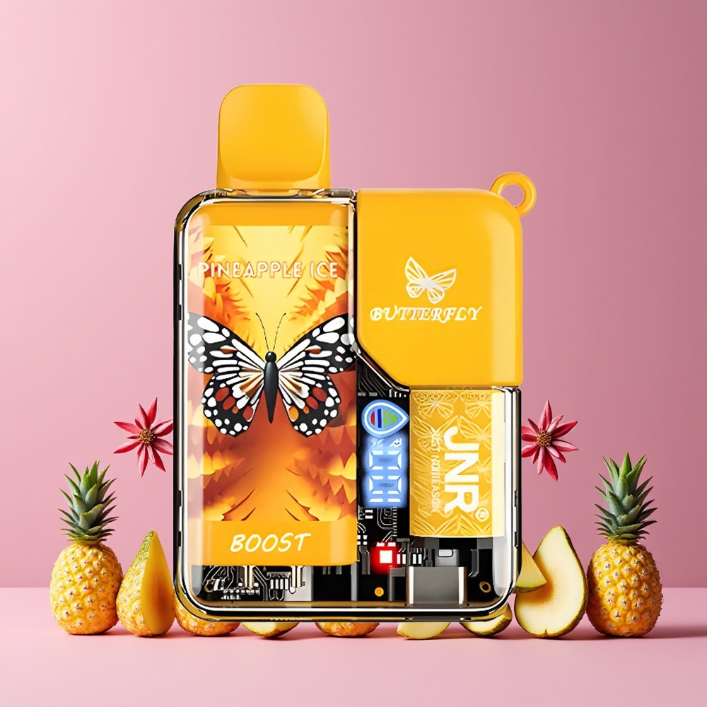 夏の一口に、極上のトロピカルエデンを見つけよう。JNR Butterfly 8500 - Pineapple Iceの世界へ